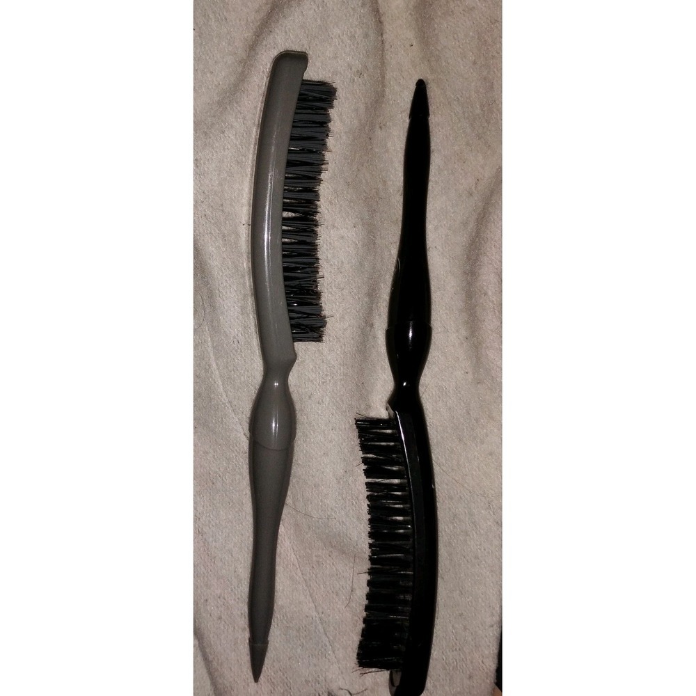2 Goody‎ Mosaic Edge Control Brushes Hair Section Smoothing Tail Pick Narrow Amp